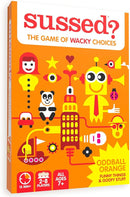 SUSSED The Wacky ‘What Would You Do’ Travel Card Game - Social Fun for Kids and Teens - Easy Game for Families & Road Trips - Ages 7+ - Orange Pack by TinyTreasures Baby Boutique