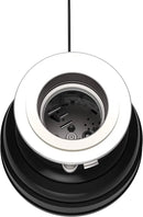 Waste Maid 10-US-WM-458-3B Garbage Disposal Anti-Jam Stainless Steel Food Waste Grinding System, 3/4 HP Deluxe, Black by CozyNest Decor