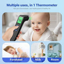 Forehead and Ear Thermometer for Adults and Kids, Fast Accurate Thermometer with Fever Alarm, 1S Reading & Silent Mode, Easy to Use for Baby, Kids & Elderly (Black) by TinyTreasures Baby Boutique