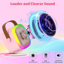 Karaoke Machine for Kids Adults, Portable Bluetooth Speaker with 2 Wireless Microphones and LED Lights, Kids Toys Birthday Gifts for Girls Boys Ages 4, 5, 6, 7, 8,9,10,11,12+ Years by TinyTreasures Baby Boutique