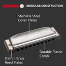 Hohner Special 20 Harmonica - Key of C Bundle with Key Stickers, Plastic Case, Instructional Manual, and Austin Bazaar Polishing Cloth by TinyTreasures Baby Boutique