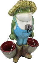 Design Toscano Buckets The Garden Frog Statue by GreenHaven Gardens