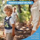 2025 New Safety Harness for Autism and Special Needs Child (3-6 yrs), Anti-Elopement Vest Harness with Light Reflector and Grab Handle for Active, Autistic ADHD Kids,Adjustable Tether Leash with Pouch by TinyTreasures Baby Boutique