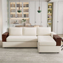 Sectional Sofa Upholstered Sofa Couch With Reversible Armrests For Living Room by HouseOfZazla