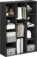 Furinno Luder 11-Cube Open Shelf Bookcase, Bookshelf, Blackwood by TinyTreasures Baby Boutique