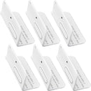 6 Pcs Self Adhesive Silicone Corner Protectors Cute Elephant Pattern Edge Guards Safety Baseboard Corner Blocks Decotive Baby Proofing Corner Cushion for Wall, Furniture & Sharp Corners -White by TinyTreasures Baby Boutique