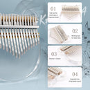 Acrylic Kalimba Thumb Piano,YUNDIE Portable 17 Keys Mbira Crystal Finger Piano, Musical Instruments Birthday Gift for Kid Adult Beginners Professional(Clear) (17 Keys) by TinyTreasures Baby Boutique