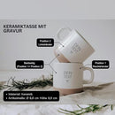 Personalized Ceramic Dad Coffee Mug, Customized Mugs with Name & Logo for Family, Men Women, Engraved 12 Oz Tea Cup for Travel, Microwave Dishwasher, Unique Design Bithday Gifts for Teacher by TinyTreasures Baby Boutique