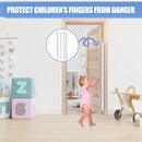 Finger Pinch Door Guard - Child Door Protector & Baby Proofing - 2 PCS Door Jam Shield Hinge Cover for 90 & 180 Degree Door Frames & Gates by TinyTreasures Baby Boutique