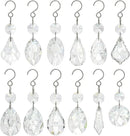 KANPURA 12pcs Glass Crystal Chandelier Prisms,Rainbow Hanging Crystals Suncatcher for Window,Home Decor(Clear) by GreenHaven Gardens