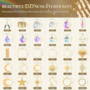310 Pcs DIY Crystal Sun Catchers Indoor Window, Hanging Prism Suncatcher for Window, Gold DIY Suncatcher Kit, Glass Crystal + Alloy Accessories Sun Catcher Crafts for Adult, DIY for Mom… by GreenHaven Gardens
