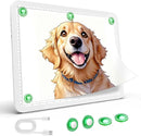 Zocelight Rechargeable A3 Light Box for tracing,Diamond Art Light Board with 4 Magnets,Wireless Light Pad for Diamond Painting,Ultra Bright Light Table for Drawing, Sketching,Animation(White) by TinyTreasures Baby Boutique