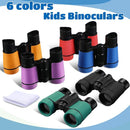6 Pack Kids Binoculars Shock Proof Toy Binoculars Set for Age 3-12 Years Boys Girls Hunting Folding Small Telescope Birthday Gifts Bird Watching Educational Learning Camping Outdoor (Stylish Colors) by TinyTreasures Baby Boutique