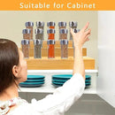 Spice Rack Organizer for Cabinet - Bamboo Spice Shelf, 3 Tier Seasoning Organizer for Countertop, Kitchen, Pantry 2 Pack by CozyNest Decor