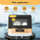 Compact Portable Dishwasher Countertop with Filter and Hybrid Drying Function, 360° Streak-Free Deep Cleaning, 3 Washing Programs, Mini Dishwasher for Apartments& RVs by TinyTreasures Baby Boutique