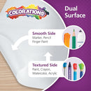 Colorations Dual Surface Paper Roll Classroom Supplies for Arts and Crafts White (36" x 1000') (Item