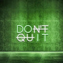 Don't Quit LED Neon Sign for Wall Decor, DO IT Neon Lights Party Decorations, USB Powered Switch LED Lights Adjustable for Office, Gym, Man Cave, Gamer Room Decor by CozyNest Decor