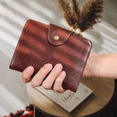 Real Leather Wallet Functional RFID Bifold Passport Holder Travel (Coffee) by TinyTreasures Baby Boutique