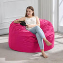 Hobestluk 3FT Bean Bag Chair Giant Bean Bag Chairs for Adults Large Bean Chairs with Removable Cover, Beanbag Chair with Filler, Adult Bean Bag Chairs for Living Room, Bedroom by CozyNest Decor