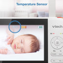 VTech Video Baby Monitor with 3 Cameras, 5" LCD Screen, Up to 17Hrs Video & 31Hrs Audio Battery Life, Night Vision, 1000ft Range, Pan-Tilt-Zoom, Lullabies, Soothing Sounds, Temperature Sensor, VM924-3 by TinyTreasures Baby Boutique