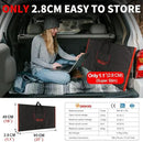 DOKIO 300W Portable Foldable Solar Panel Kit (21x40in, 17lb), with Separate Controller and Dual USB, Monocrystalline Charger for 12V Batteries, Power Stations, RV Camping Emergency Use by CozyNest Decor