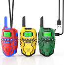 Walkie Talkies Toys for Kids Rechargeable, Long Range 2 Way Radio, Outdoor Camping Games Party Toys for 3 4 5 8-12 Year Old Boys Birthday Xmas Gift for Kids, 3 Pack by TinyTreasures Baby Boutique