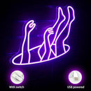 WLHOPE Falling Man Neon Sign Falling into Hole Neon Light Purple LED Neon Signs for Wall Decor USB Drop Into Neon Light Signs for Bedroom Home Bar Man Cave Game Room Party,Gift for Boys by GreenHaven Gardens