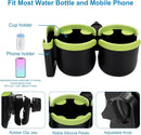 Accmor Stroller Cup Holder with Phone Holder, Bike Cup Holder, Universal Cup Holder for Uppababy Nuna Doona Strollers, 2-in-1 Cup Phone Holder for Stroller, Bike, Wheelchair, Walker, Scooter by TinyTreasures Baby Boutique