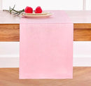 Solino Home Linen Pink Lemonade Table Runner 108 Inches Long - 100% Pure Linen 14 x 108 Inch Table Runner for Halloween - Fete by CozyNest Decor