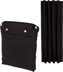 Amazon Basics Portable Blackout Curtain Shade with Suction Cups, 50" W x 78"L, 1-Pack, Black by TinyTreasures Baby Boutique