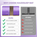 Play Mat for Babies Toddlers,1.3" Thick Elasti-Foam Anti-Fall Cushion Mat for Kids Room,28×72 Bedroom Bedside Rugs,Water-Repellent Soft Coral Velvet(Lavender) by TinyTreasures Baby Boutique