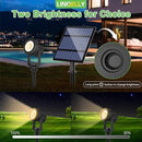 Solar Spotlights Outdoor 4Pack Warm White Landscape Lights IP65 Waterproof Solar Lights Plant Decorative Lighting for Garden Yard Path Lawn by GreenHaven Gardens