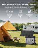 OUKITEL 5120Wh Large Capacity Solar Generator,Portable Power Station P5000 Pro With 400W Solar Panel, 5x3600W AC Output (5000W Surge),1000W MPPT Solar for Emergency, Home Backup, RV, Camping by TinyTreasures Baby Boutique