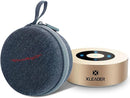 XLEADER Mini Bluetooth Speaker (Travel Case Provided) HD Sound&Rich Bass, Touch Design, 12-15H Playtime, Support Aux Input, Micro SD, Mic, Small, for iPhone Laptop Shower Office, Ideal Gifts, Gold by TinyTreasures Baby Boutique