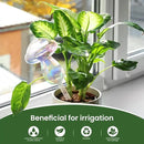 Plant Watering Globes-4pcs Self Watering Planter Insert,Plant Watering Devices,Glass Watering Bulbs for Indoor Plants,Mushroom Watering Globes,Top-Fill Watering by GreenHaven Gardens