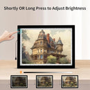 A4 LED Light Box for Tracing, elice Artist Drawing Lightbox Light Table Light Pad Light Copy Board, Up to 8000 Lux Super Bright Lightpad for Cricut Weeding Vinyl, Diamond Painting, Sketching (Black) by TinyTreasures Baby Boutique