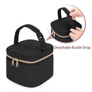 Fasrom Breastmilk Cooler Bag with Ice Pack Fits 4 Baby Bottles up to 5 Ounce, Insulated Baby Bottle Bag for Nursing Moms Daycare or Travel, Easily Attaches to Stroller, Black (Patent Design) by TinyTreasures Baby Boutique