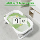 Collapsible Baby Bathtub,Baby Bath Tub with Soft Cushion & Thermometer,Baby Bathtub Newborn to Toddler 0-36 Months,Portable Travel Baby Tub by TinyTreasures Baby Boutique
