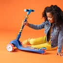 Jetson Character Kids Kick Scooter, LED Lights on Stem & Light-Up Wheels, Lightweight Frame, Height-Adjustable Handlebar, Lean-to-Steer System, Easy-Fold Mechanism by TinyTreasures Baby Boutique