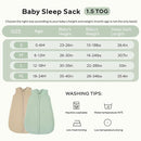 JELLYMONI Fleece Baby Sleep Sack 0-6 Months, 2 Pack 1.5 TOG Baby Wearable Blanket Winter Infant Sleep Sack with 2-Way Zipper, Warm Toddler Sleep Sack by TinyTreasures Baby Boutique