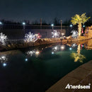 Anordsem Solar Fireworks Lights Outdoor: Garden Light Waterproof for Yard Outside - LED Starburst White Lighting Patio Pathway Decor 2 Pack - Sparkler Gardening Gifts for Women Homeowner by GreenHaven Gardens