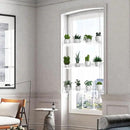 3-Tier Hanging Clear Plant Shelves for Windows, Acrylic Window Wall Plant Stand Shelf for Kitchen Indoor Gardens, Flower, Succulents, Herb, Seedling Organization, and Pots Display, 16 Inch per Tier by GreenHaven Gardens