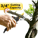 Premium Bypass Pruning Shears for your Garden - Heavy-Duty, Ultra Sharp Pruners w/Soft Cushion Grip Handle Made with Japanese Grade High Carbon Steel - Perfectly Cutting Through Anything in Your Yard by GreenHaven Gardens