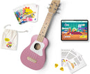 Loog Wood Soprano Ukulele for Kids & Beginners, App & Lessons, All Ages (Pink) by TinyTreasures Baby Boutique
