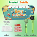 Kids Microscope with Bug Catcher Kit, 1080P Digital Mini Handheld Microscope STEM Science Toy with LED Light, Rechargeable, Portable, Supports 64GB TF Card, Educational Gift for Kids Ages 3-12 (Green) by TinyTreasures Baby Boutique