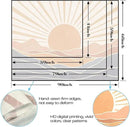 Lunerfex Boho Sun Tapestry Sunset Wall Tapestry, Mountain Tapestries for Bedroom 80s Tapestries Wall Hanging for Bedroom Living Room Decor Boho-3 60"x80" by CozyNest Decor