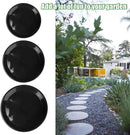 Reusable Mold Tray for Stepping Stone 3 Size Soft PlasticCement Molds for Concrete and Stained Glass Round by GreenHaven Gardens