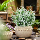8 Pack Artificial Plants Flowers Grass Shrubs No Fade Faux Plastic Flowers Outdoor for Vases Farmhouse Garden Porch Patio Office Indoor Wedding Decoration Greenery Fake Plants (5