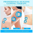 Geiserailie 16 Pcs 4 Sizes Cupping Therapy Set Silicone Cupping Massage Cups Professional Chinese Therapy Cup Vacuum for Body Muscle Nerve(Blue) by CozyNest Decor