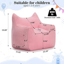 HOMMPA Kids Bean Bag Chair Stuffed Toddler Bean Bag Sofa with Pocket Filler Bean Bag Chair for Kids Boys and Girls Baby Lazy Floor Sofa Chair for Gaming Reading Playing Pink by TinyTreasures Baby Boutique